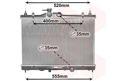 VAN WEZEL Radiators, Motora dzesēšanas sistēma 13002338